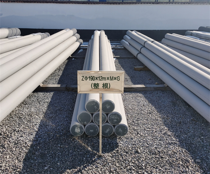延庆190×12米钢筋混凝土水泥电线杆